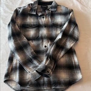 Bonobos Monochrome Checkered Shirt Jacket